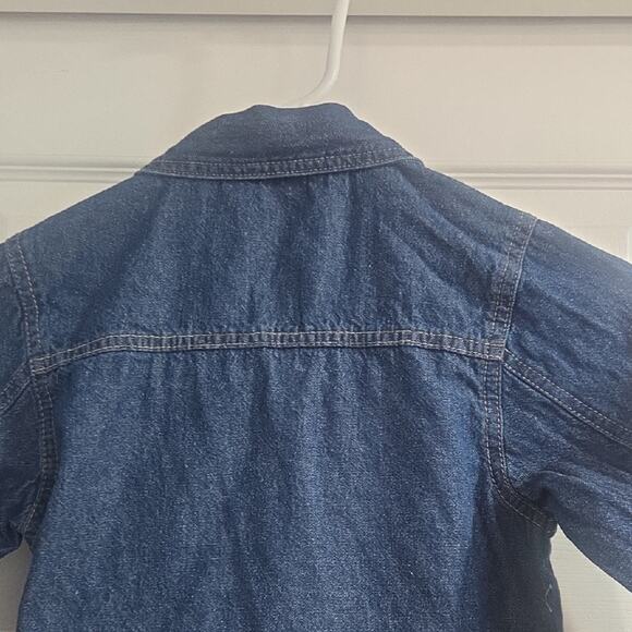 Children's Blue Denim Jacket with Gold Accents - Picture 8 of 9